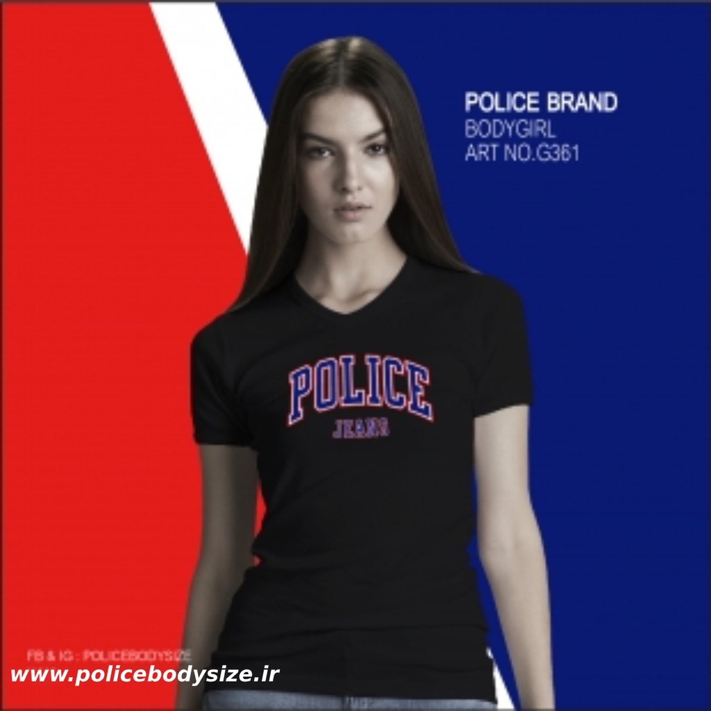 تی شرت زنانه پلیس  - G361