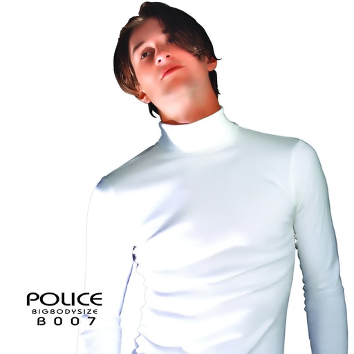 تیشرت مردانه آستین بلند یقه اسکی پلیس  - B007
