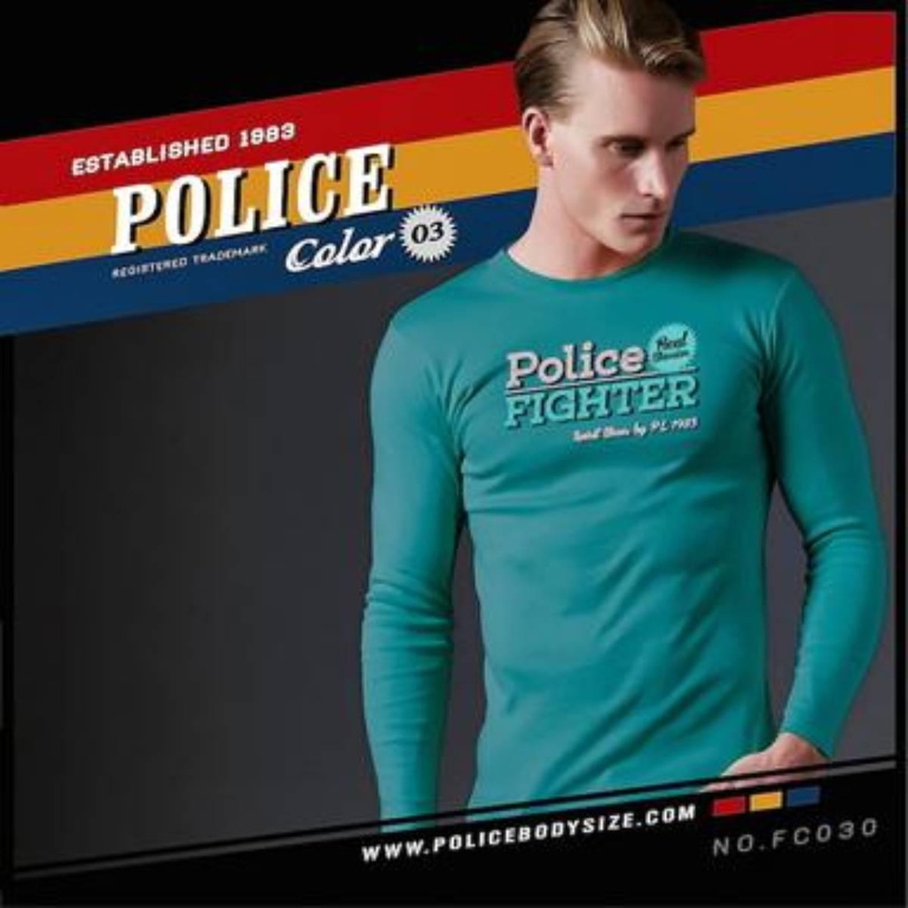 تی شرت مردانه پلیس  - FC030 (BODYSIZE(S,M) سایز متوسط و کوچک)