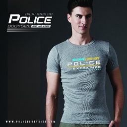 [X083] تی شرت مردانه پلیس  - X083  (EXTRA SIZE اکسترا سایز)