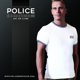 [X088] تی شرت مردانه پلیس - X088  (EXTRA SIZE اکسترا سایز)