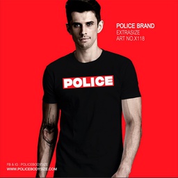 [X118] تی شرت مردانه  برند پلیس  - X118  (EXTRA SIZE اکسترا سایز)